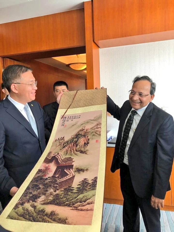 Arun Singh China Delegation Visit