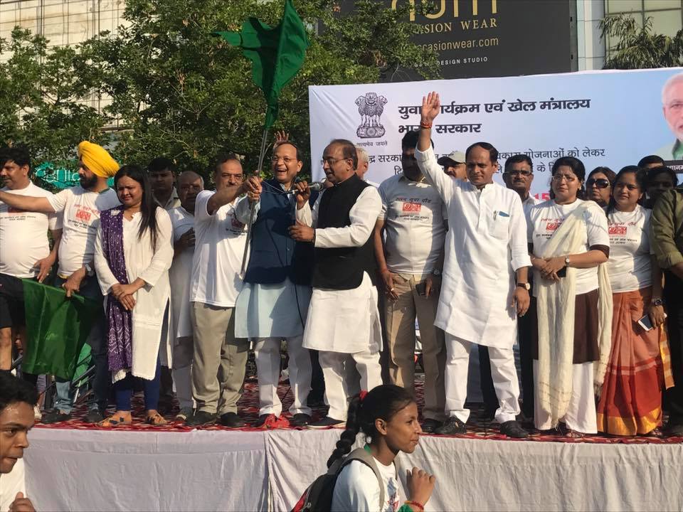 Arun Singh Slum Yuva Daud Program Delhi