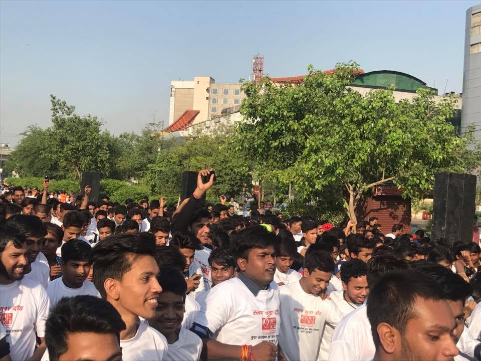 Arun Singh Slum Yuva Daud Program Delhi